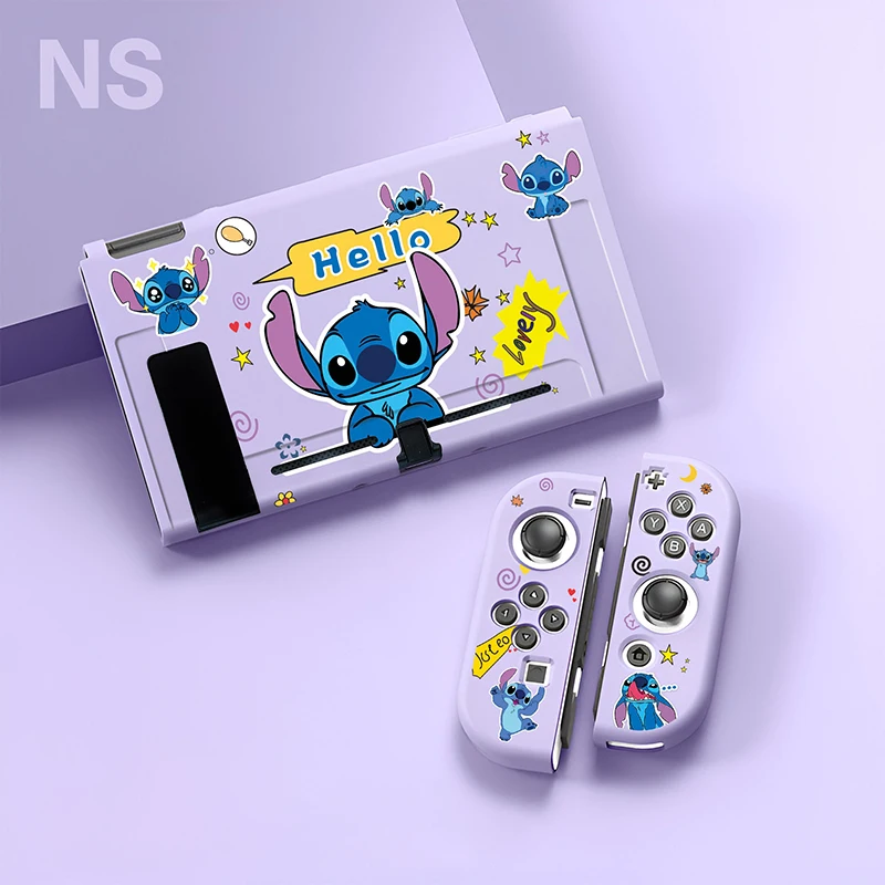 Nintendo Switch用ディズニーステッチ保護ケース,NS漫画保護