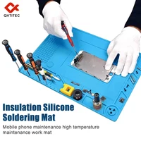 JCD tapis de soudure ESD antistatique résistant à la chaleur isolation travail tampon en Silicone soudure équipement électronique tampon de réparation 1
