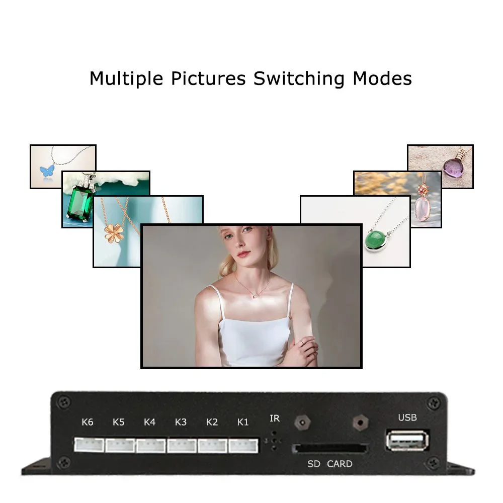 HD-MI RS232 Optical Button Control 4K Digital Signage Advertising Display Media Player Box Commodity Audio And Video Promotion