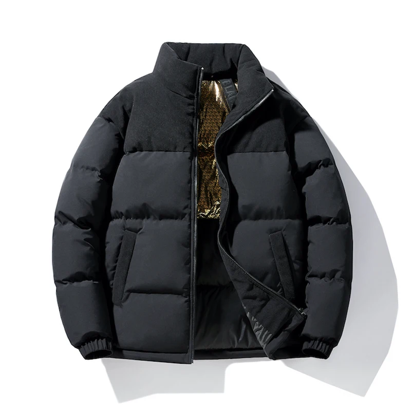 Down Jacket Vertical Collar Down Jacket for Warmth