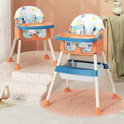 0-6years crianças highchair alimentação cadeira de jantar mesas padrão geométrico multi-função altura-ajustar cadeira de jantar do bebê portátil