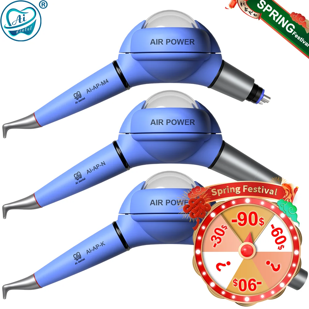 Ai-Ap Dental Air Power Prophy Sistema Di Lucidatura Jet Teeth Whitening Handpiece Pistola Interna Per Sabbiatura Ad Acqua Intraorale