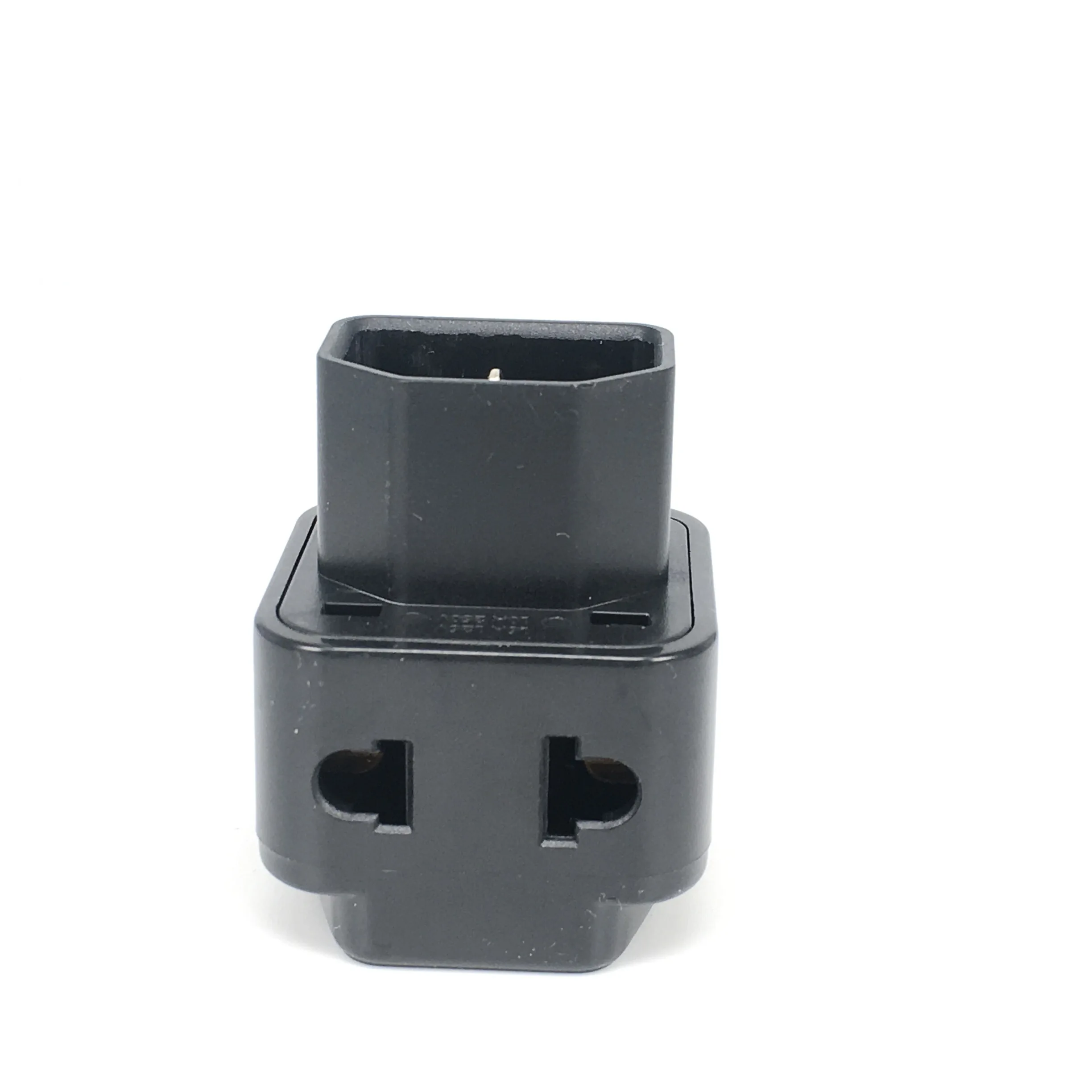 IEC 320 C14 UPS Power Connector Plug 10A Universal Female AU/US/UK/EU Socket To C14 Male Converter Power Adapter Black/White