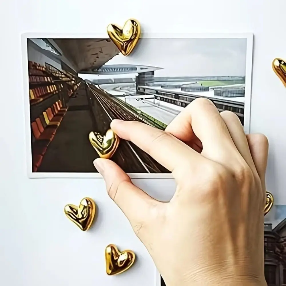 내구성 있는 3D 불규칙한 하트 모양 푸시핀 DIY 마카롱 압정 재사용 가능한 창의적인 보드 압정 학교 문구