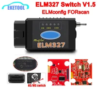 ELM327 V1.5 Switch MS/HS-CAN PIC18F25K80 FORScan For Ford/Mazda Code Reader Bluetooth/WIFI Hidden Function Programming Elmconfig 1