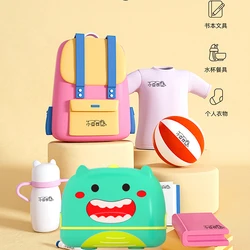 Sello de dibujos animados para niños, tela lavada de gran tamaño, no se decolora, sellos textiles, Sello Personalizado, Carimbo, Diy