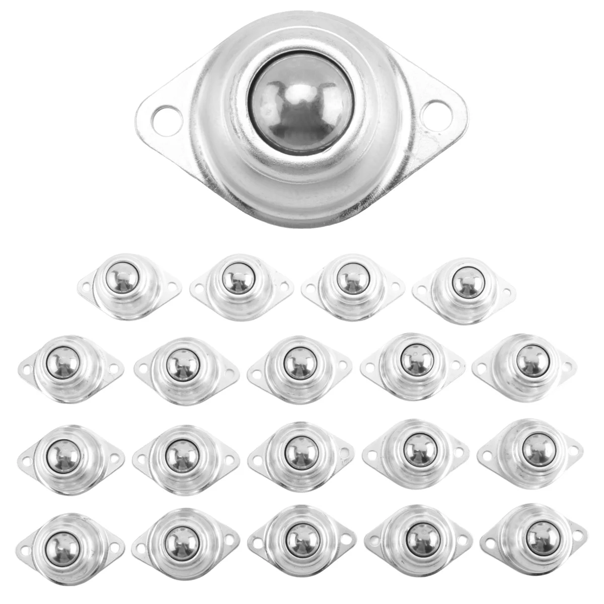 

20 шт., металлические, стальные поворотные детали, автомобильный робот, универсальное круглое колесо для машин, тележки, мебельная фурнитура