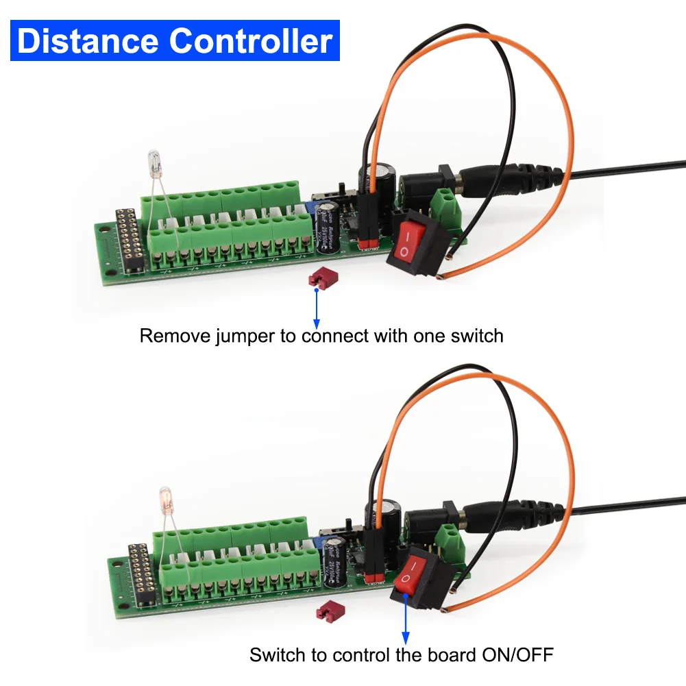 Evemodel 1 Unit Power Distribution Board Power Distributor DC and AC Voltage 4