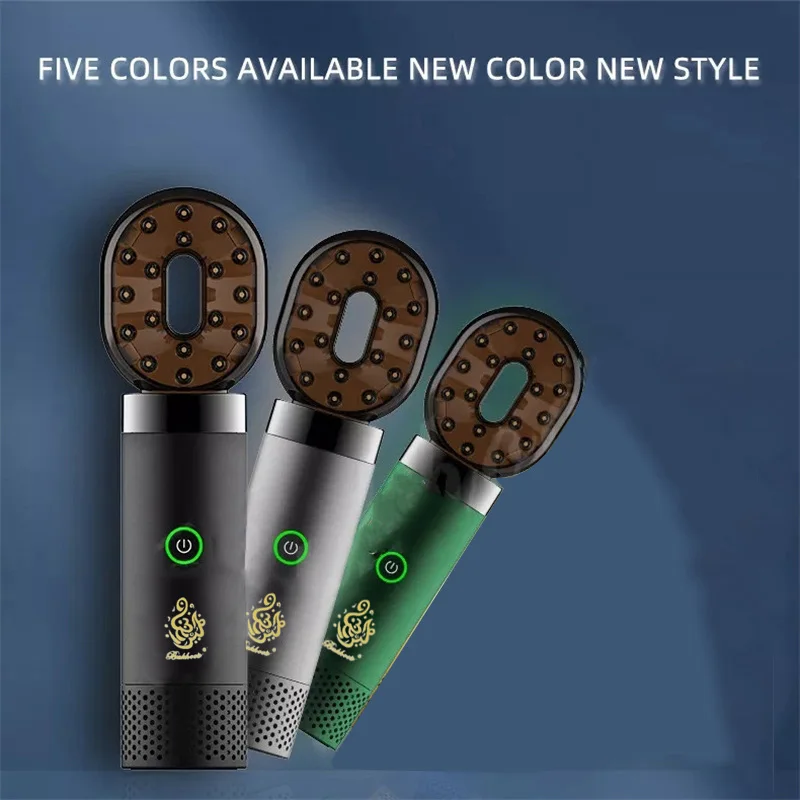 YXY Portable 2023 Electric Hair Aroma Diffuser Comb Arabic Car Bakhoor