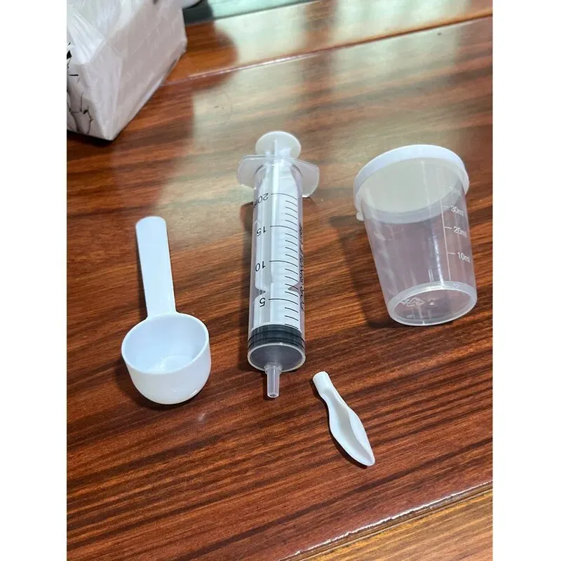 20ml Needle Feeder Bird Parrot Feeder Spoon Manual Syringe Baby Bird Water Milk Medicine Feeding Supplies 4Pcs
