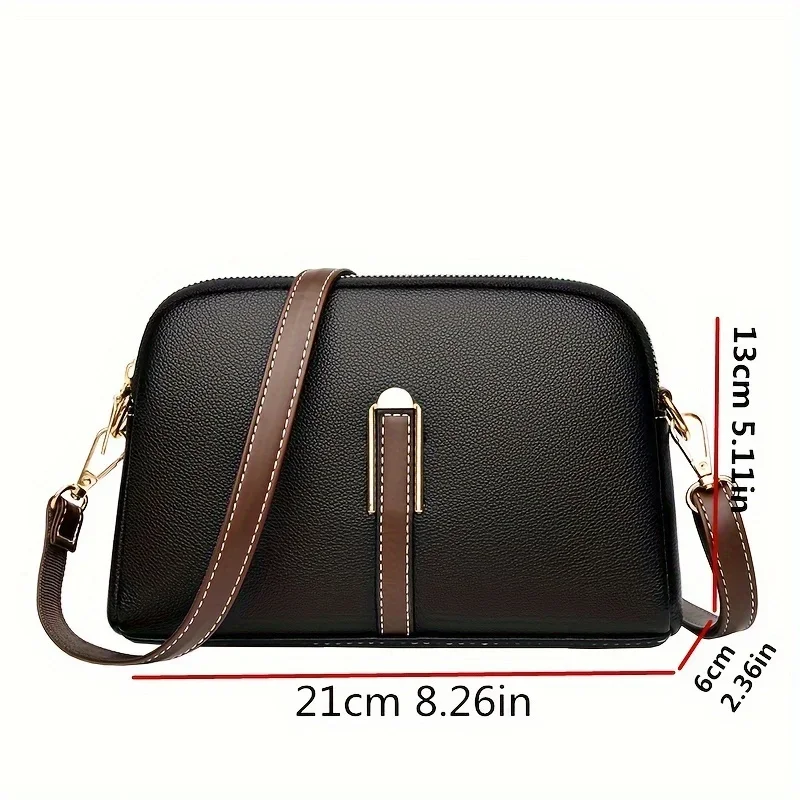 Women's Fashion Shoulder Bag & Crossbody Purse, Casual Solid Color Versatile Small Messenger Bags for Women  Purses and Handbags