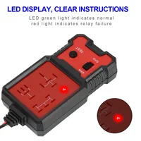Car Relay Tester Voltage Tester Universal 12V Car Battery Checker Automotive Electronic Relay Tester LED Indicator Light - Image 3
