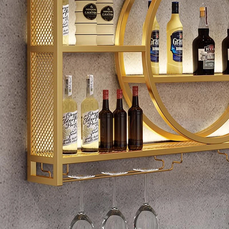 Display Storage Wine Cabinets Retail Small Restaurant Inverted Commercial Wine Rack Buffet Mobile Mueble Para Vino Furnitures