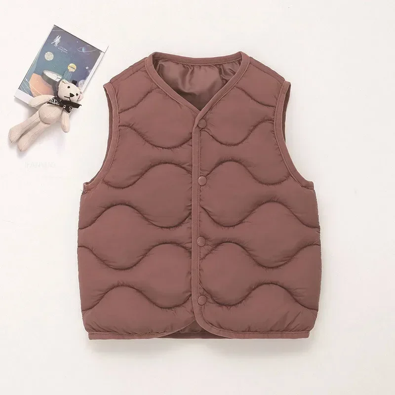 Children Vest Warm Cotton For Boys Girls Autumn Winter