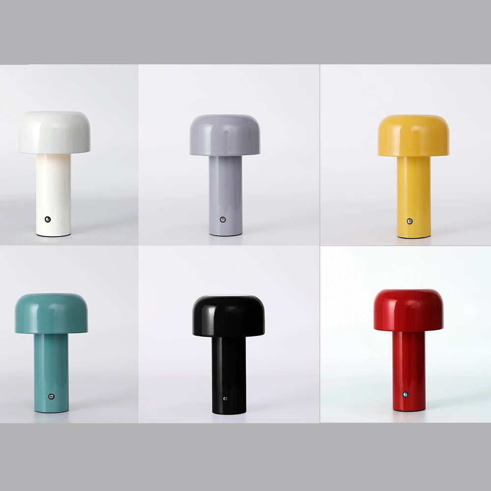 Table Lamp LED Night Lamp Mushroom Night Light LED Postmodern Minimalist Light Children Personality Design light for study USB Bedside MushroomTable Lamp