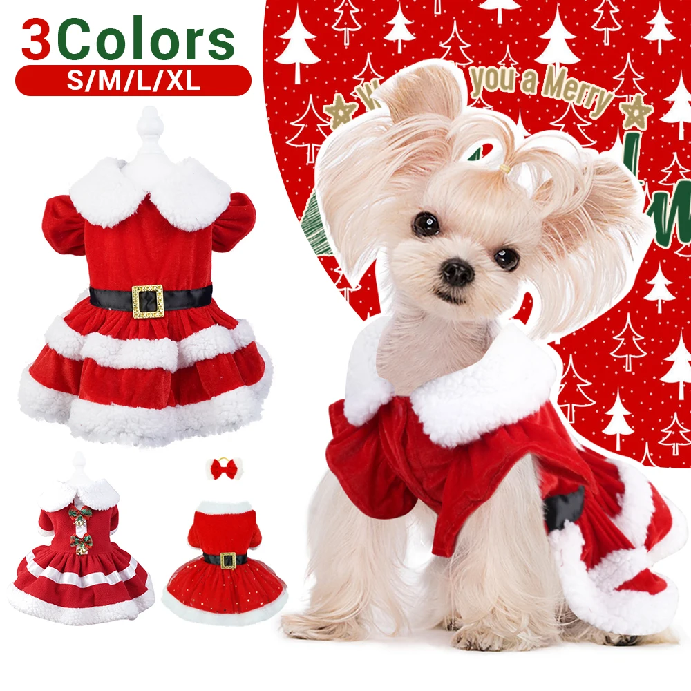 Christmas Small Dog Dresses