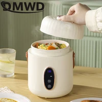 Bouilloire électrique cuiseur à riz boîte à déjeuner Portable Mini soupe ragoût marmite de cuisson lente bouillie alimentaire vapeur nouilles pâtes chauffage marmite 1