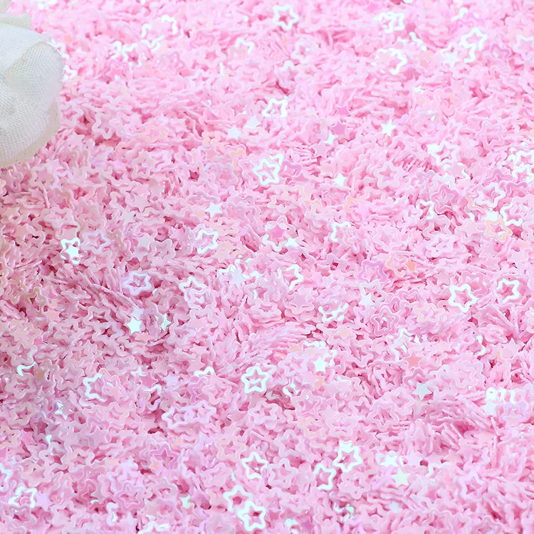 4mm 20g Stars Flower Glittering Sequins Paillettes Sprinkles For Slime Additives DIY Slime Accessories Filler Wedding Nail Art slime kit