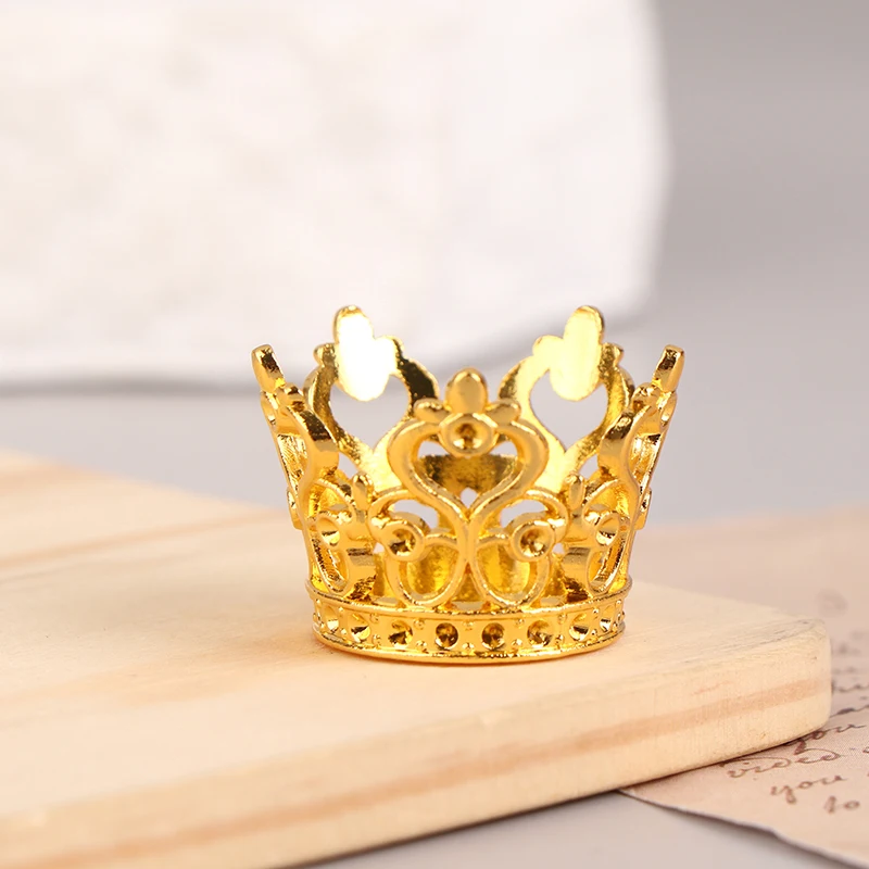ドールハウス-ミニシルバーシルバークラウン,合金王冠,プリンセス