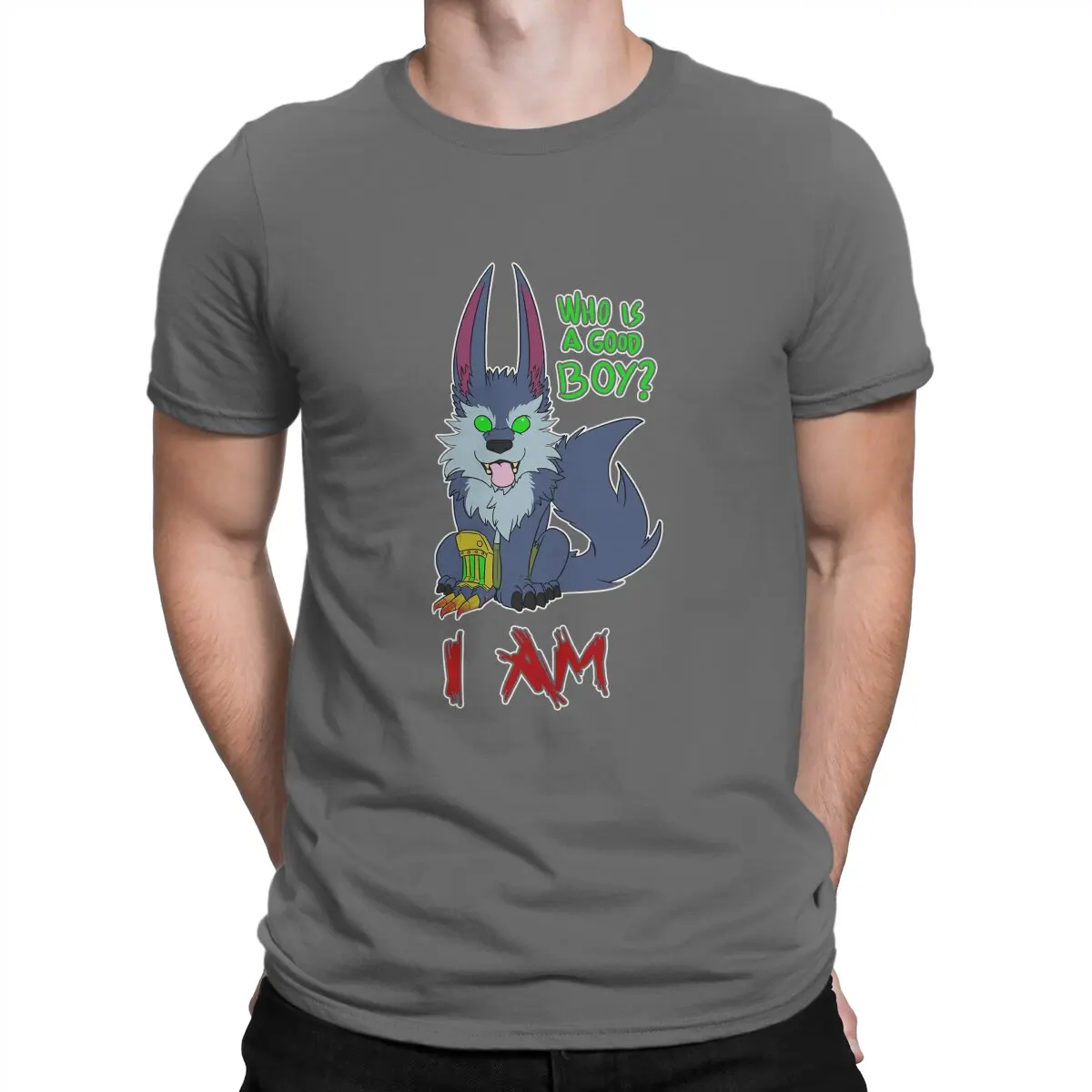 thumbnail image 1 of Camiseta de Chibi Warwick para hombre, de Arcane League of Legends, LOL Game, de algodón, manga corta y cuello redondo, ideal como regalo de humor., 1 of 7