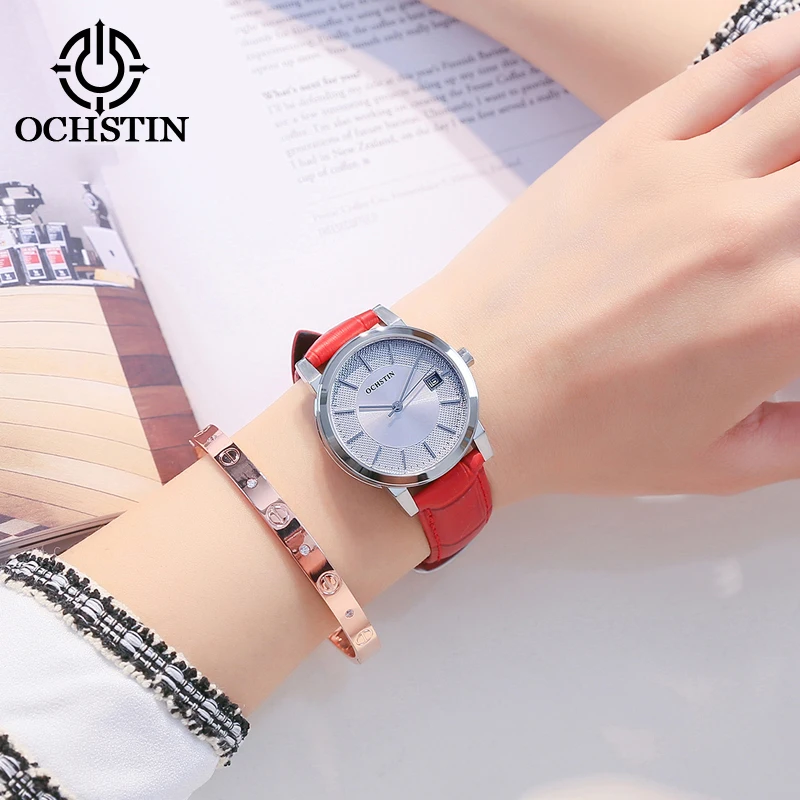 OCHSTIN Hot Model 2024 Parangon Perfection Series Fresh and Beautiful Japanese Quartz Movement Women's Quartz Watch