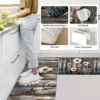 Vintage Geometric Printed Carpet Absorbent Non-Slip Long Strip Kitchen Rug Floor Mat Living Room Bedroom Bathroom Laundry 5
