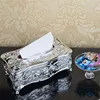 Luxury Continental Acrylic Tissue Box Kitchen Tissue Storage Box Handkerchief Toilet Tissue Holder Home Storage Supplies 2