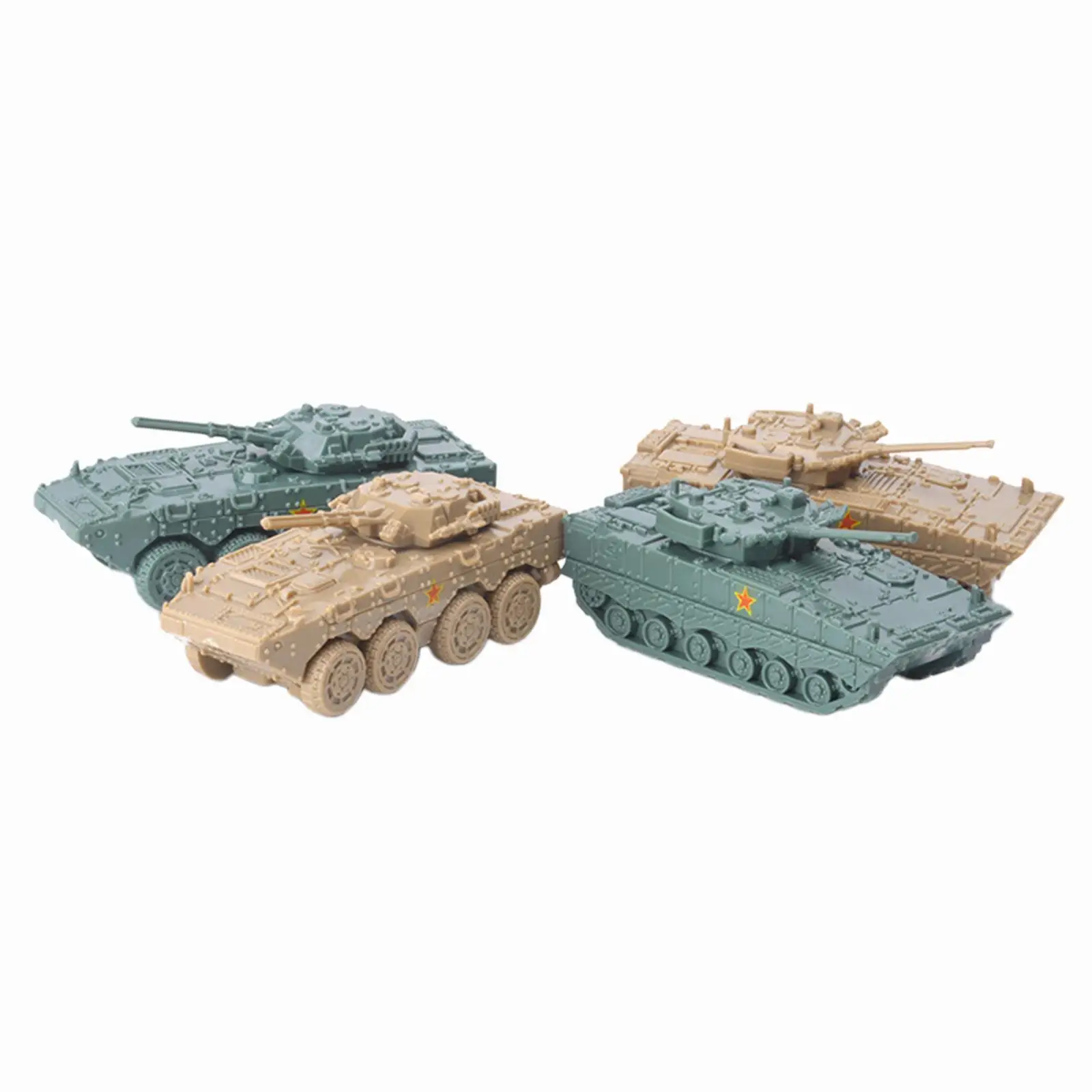 

1:144 Scale Tank Model Smooth Gliding Tabletop Decor Party Favors 4D Modern Tank Model for Boys Kids Girls Toddlers Gifts
