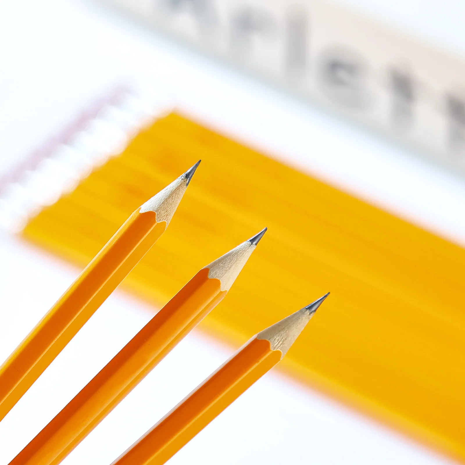 150/100/50/30 Pcs Yellow Pencils Bulk Wood Pencils with Erasers 2 HB Pencil Wood Cased for for School Writing, Drawing Sketching 3