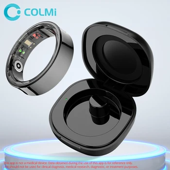 2024 COLMI R09 Smart Ring For Men Women, Heart Rate Blood Oxygen Monitoring, 5ATM & IP68 Waterproof For Android iOS 1