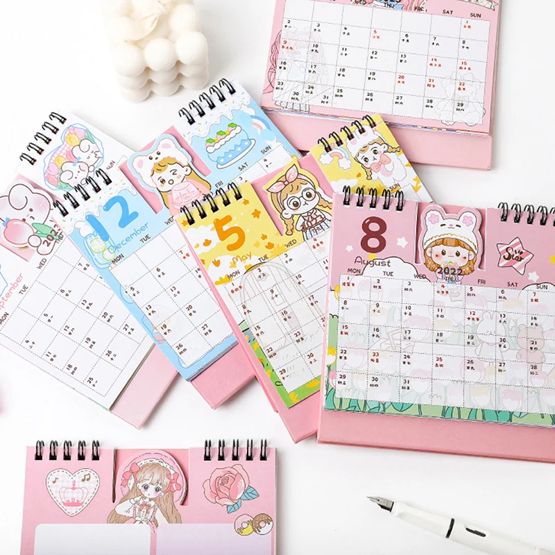 gør dig irriteret rester skrive et brev 2023 Cartoon Creative Small Desk Calendar 17 Sheets Cute Girl Concave  Convex Desktop Decoration Notes Calendar Kawaii Stationery - Spring  Festival Party Decor - AliExpress