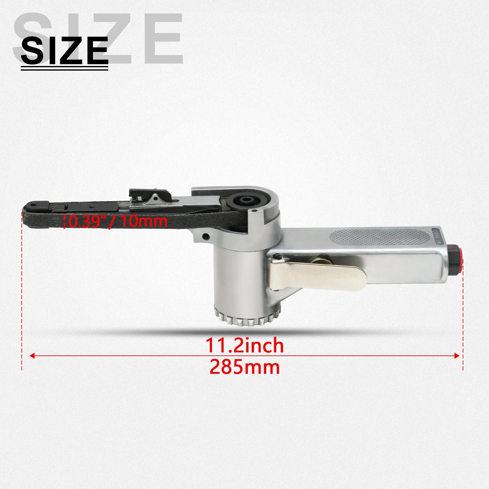 Levigatrice A Nastro Pneumatica 330x10mm - 16000 Giri/Min Per Legno E Metalli - Foto 2