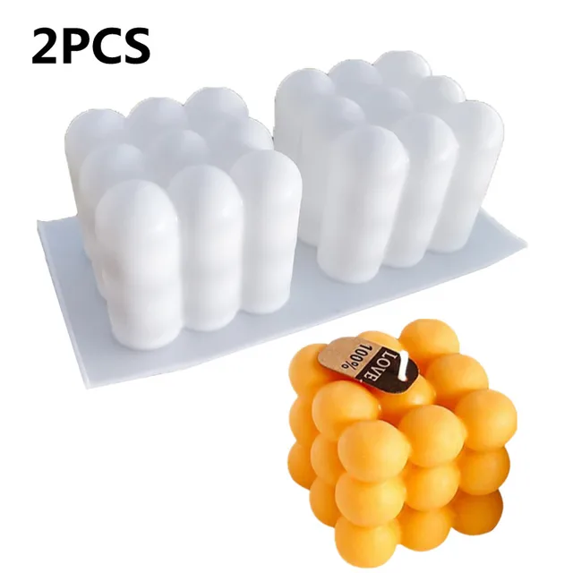 New 3d candle molds Soy Wax Silicone Mold Aromatherapy Gypsum Candle diy Candle Mould  Handmade Soap Mold Candle Making Supplies Mold 9