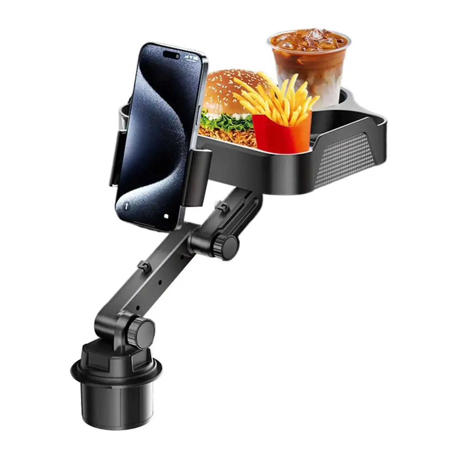 Professional Car Food and Cup Holder with Phone Mo...