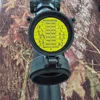 Marcool Scope DOPE Sticker Scope Sticker Recording drop Yellow 10pcs/20pcs 2