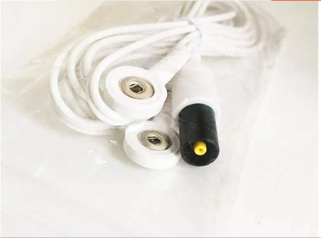 10 Pcs Replacement Electrode Lead Wires Cable Cord With 2.2mm Snap Fit Fot Omron TENS Unit
