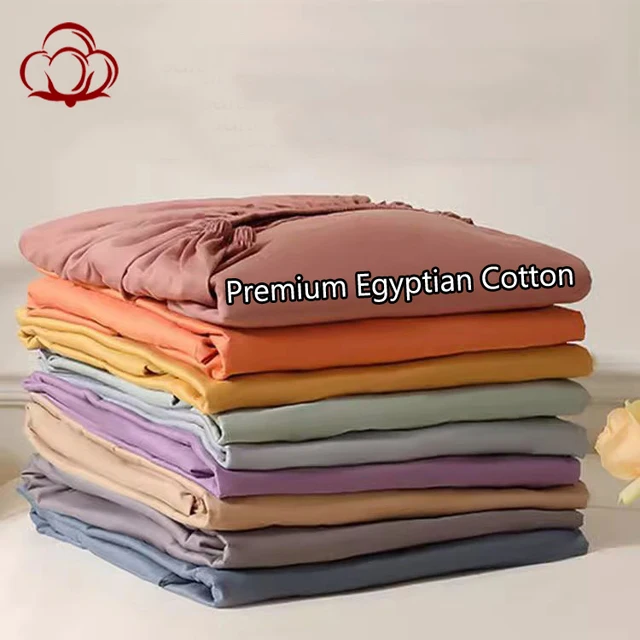 Drap-housse en coton égyptien ultra doux et confortable, housse de matelas 800TC, draps ajustés pour lit simple, double, king, queen 160/200 1