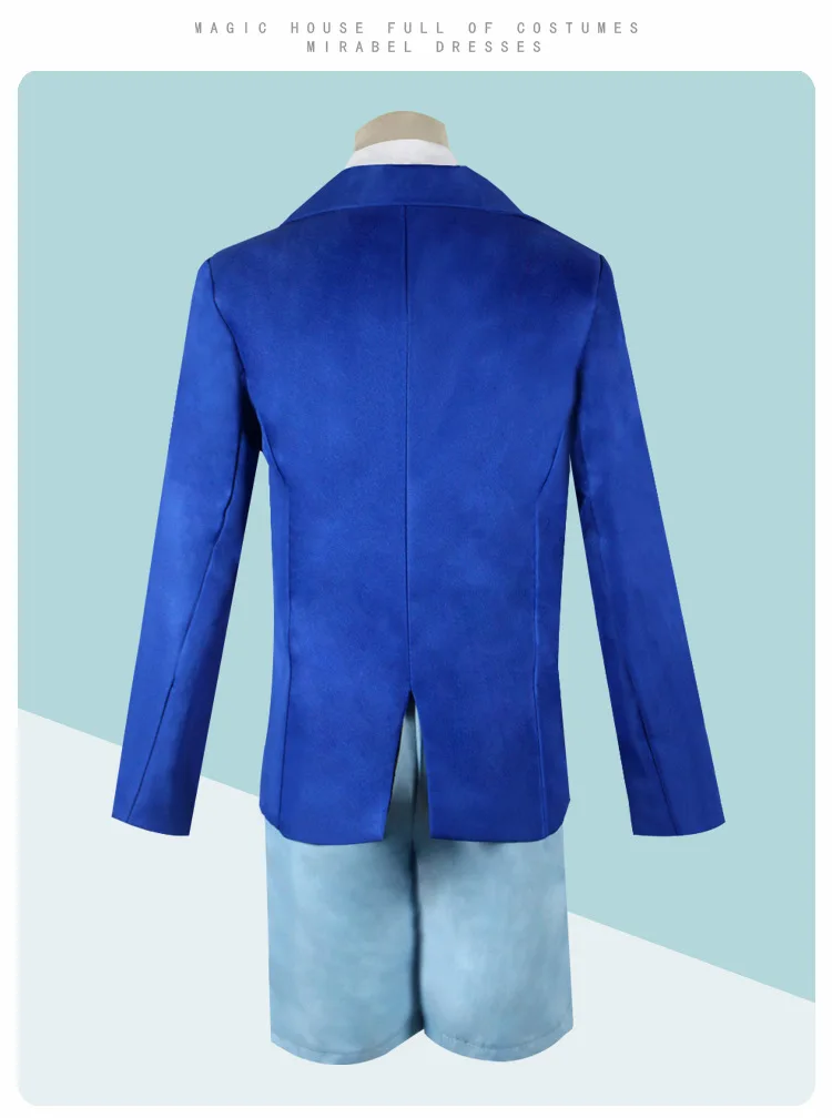 Detective Conan Edogawa Conan School Uniform Cosplay Costume Set (Unofficial)