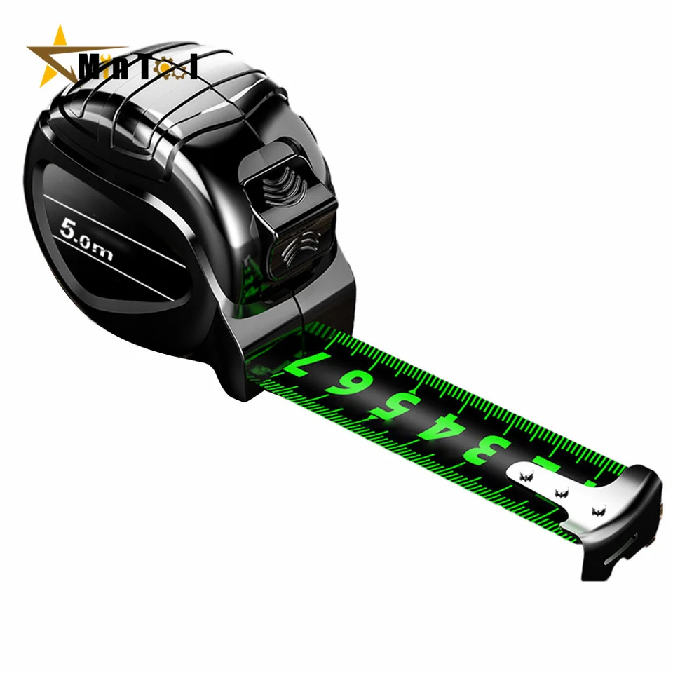 Mètre Ruban En Acier Inoxydable Rétractable Anti-corrosion - 5m * 25mm