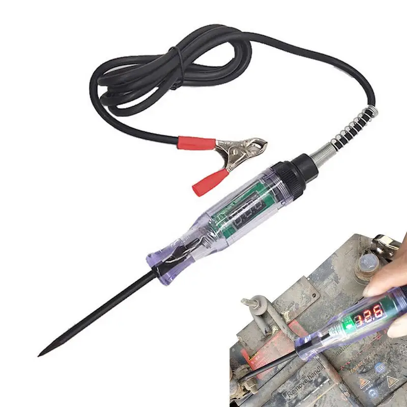 

3V To 70V Voltage Tester Pen Auto Voltage Detector Pen With Digital Display Automotive Circuit Tester With Sharp Piercing Probe