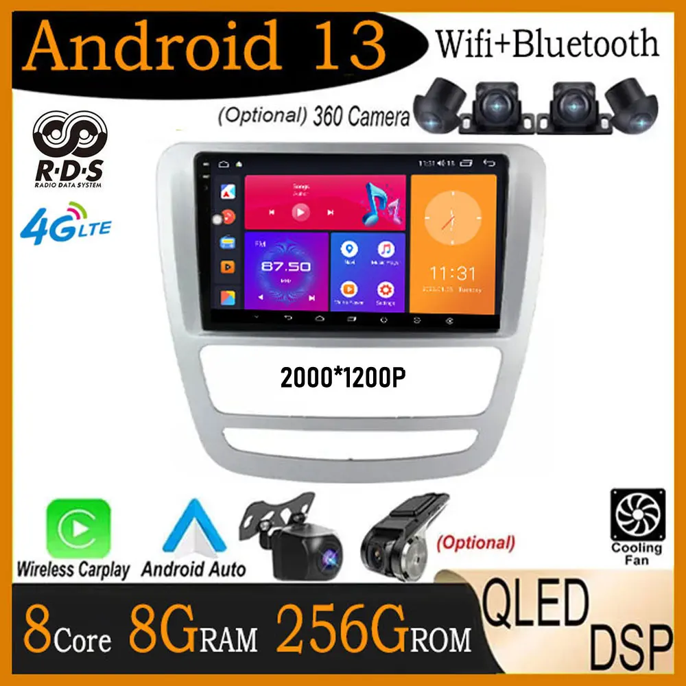 

9" DSP Android 13 For JAC T6 T8 2015 - 2022 Carplay Auto Radio Player GPS Navigation Multimedia Video Autoradio Bluetooth Wifi