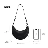JW PEI femmes luxe concepteur demi-lune sac à bandoulière en cuir sac à bandoulière à la mode dame sous les bras sac à main sac à main 6