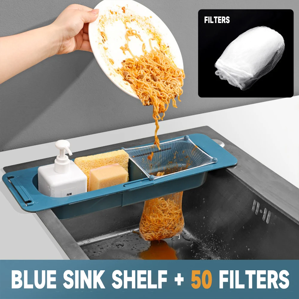 

Dishwashing Sponge Holder Storage Rack Multifunctional Storage Rack Kitchen Drain Rack Sink Shelf Kitchen Accessories FU