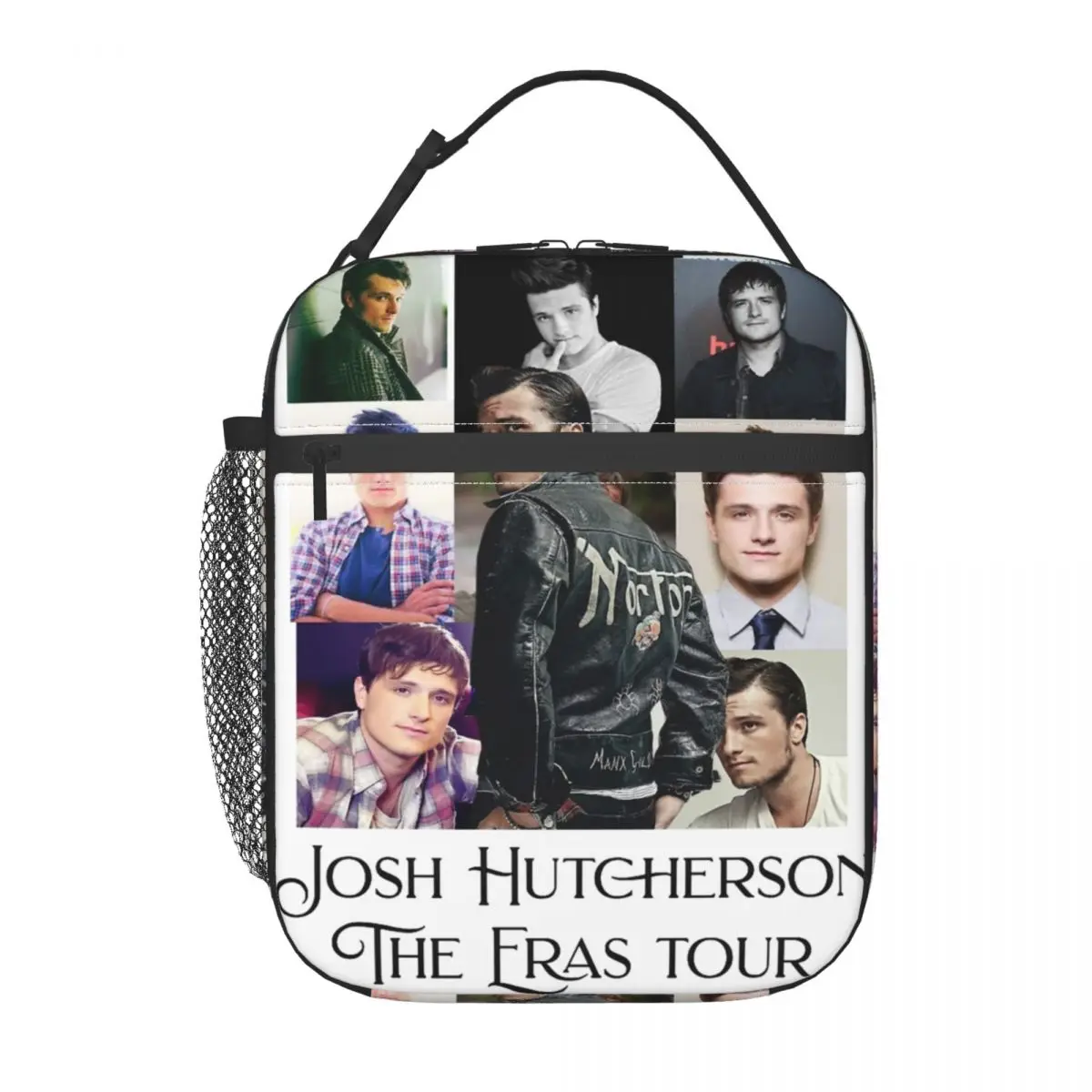 

Josh Hutcherson The Eras Tour Merch Insulated Lunch Bag for Men Women Work Food Box Portable Casual Thermal Cooler Bento Box