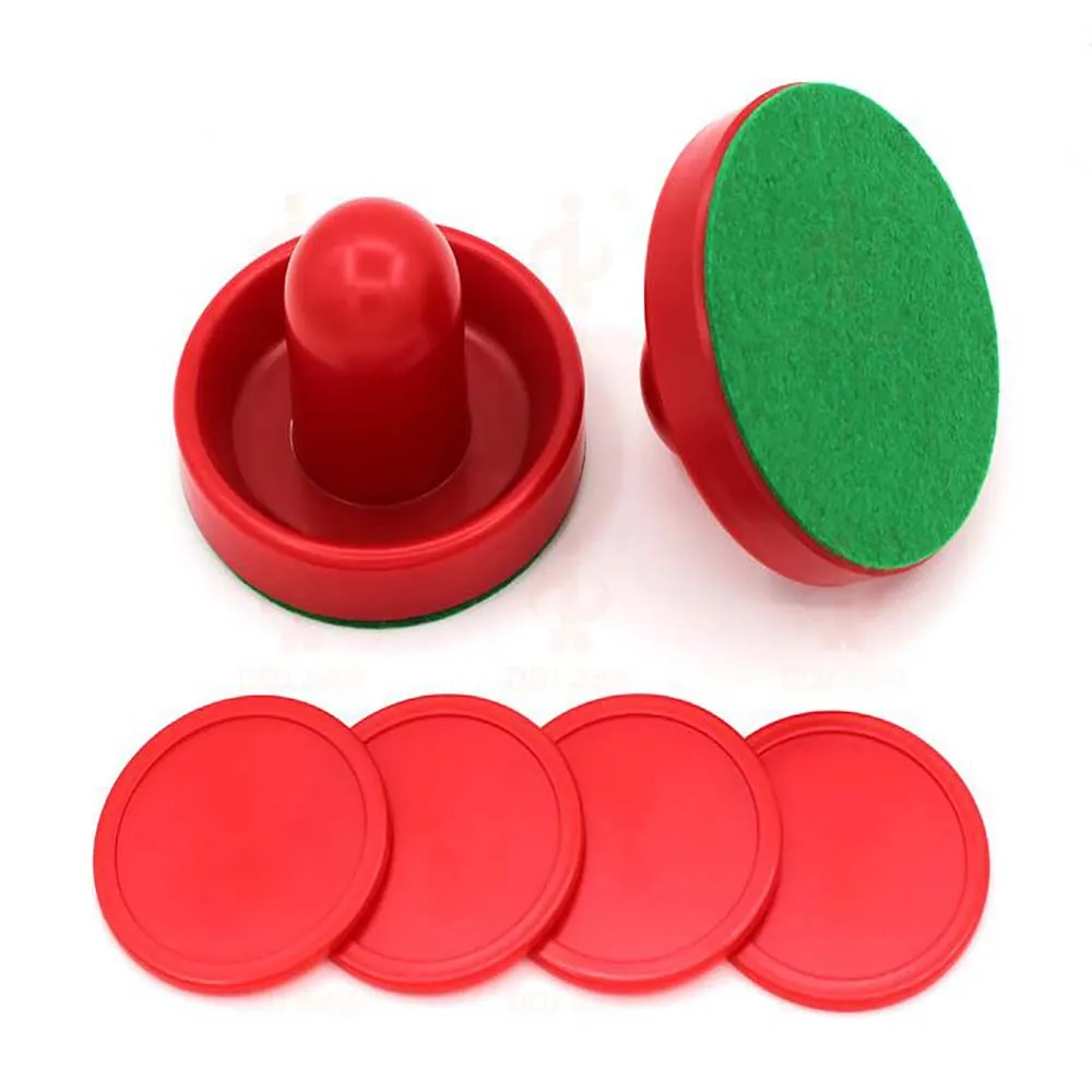 8pcs/set Air Hockey Accessory 96mm Indoor Air Hockey Table Felt Pusher Durable Set Pucks Accessory for Home Activity air hockey accessories