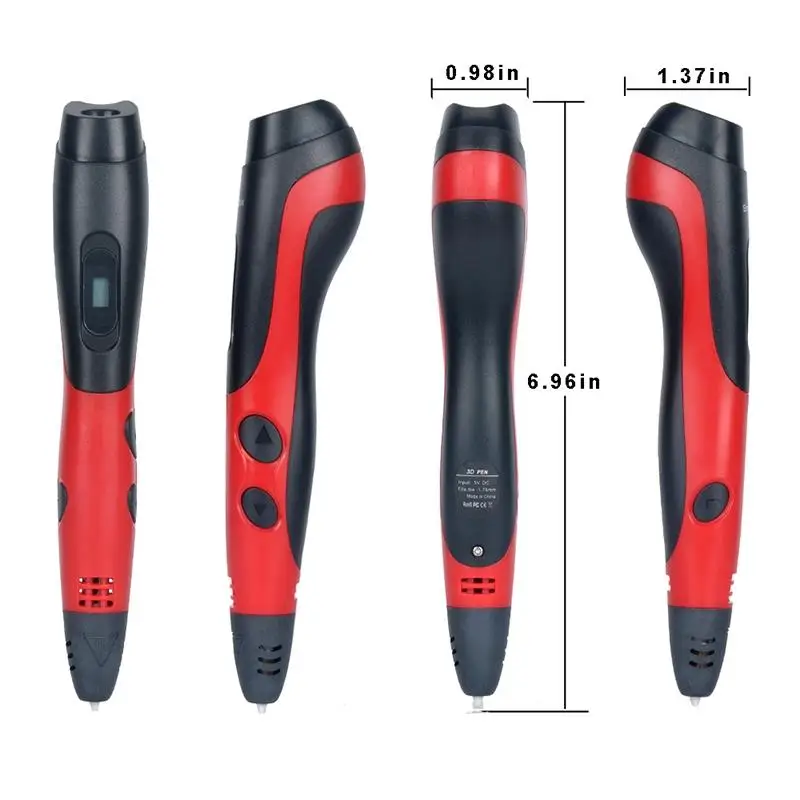 3D Pen Kids 3 Speed Adjustable 3D Printing Pen LCD Screen DIY Drawing Pens PLA Filament Children Toys Girls and Boys Gifts