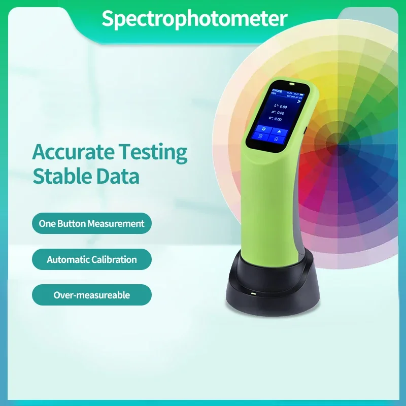 CR110 High-precision Portable Spectrophotometer Plastic Paint Ink Color Mixing and Matching Colorimeter 5