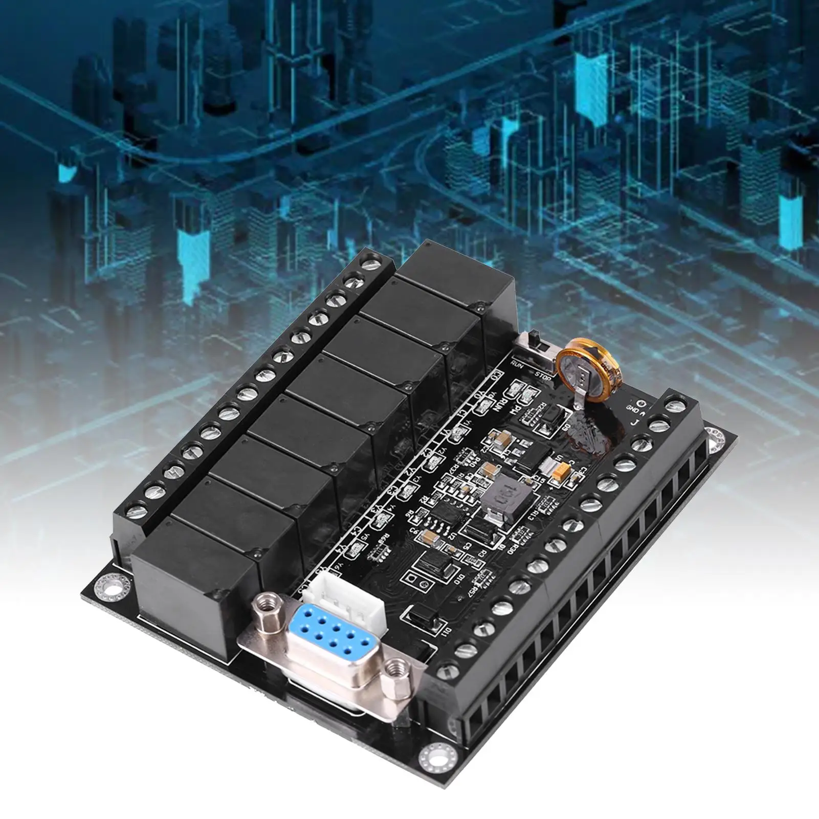 FX1N-20MR DC 24V PLC Controller Industrial Regulator-Programmable Logic Control Board