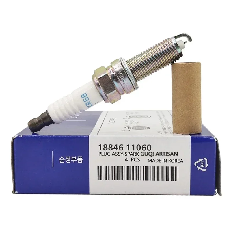 

4/6pcs 18846-10060 Iridium Spark Plug For Hyundai i30 i40 Accent Sonata Genesis Tucson Veloster Kia Rio Soul Cee'd SILZKR6B-10E