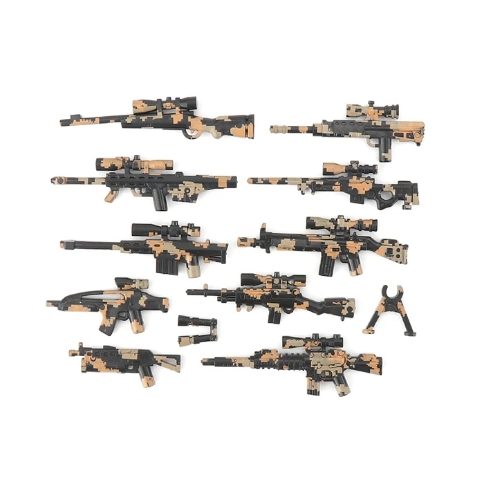 Armored Vehicle & Soldier Building Block Set